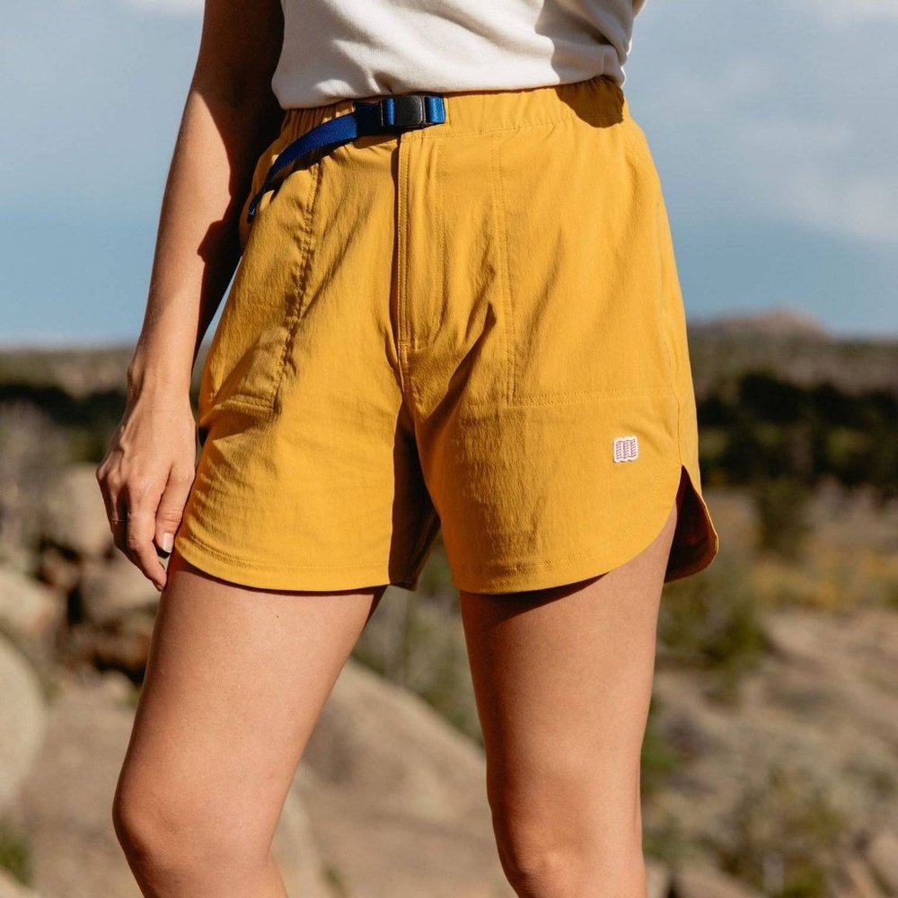 Topo Designs River Shorts - Yellow, Size M